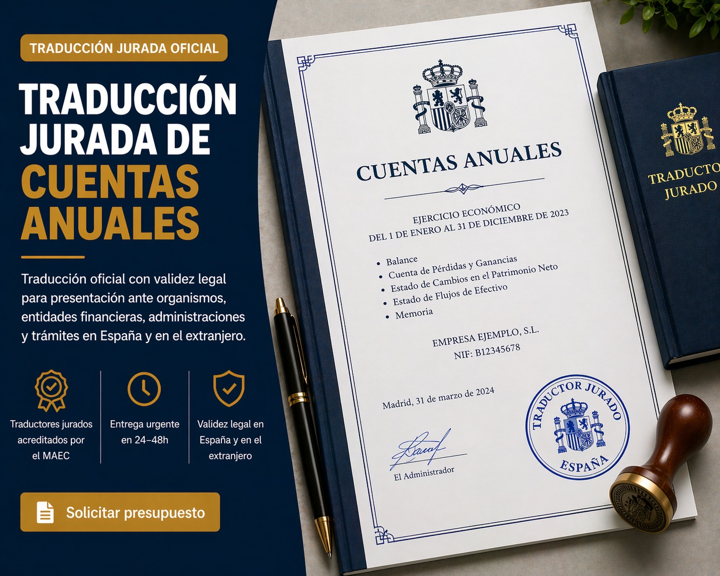 Traducción Juarada Cuentas Anuales